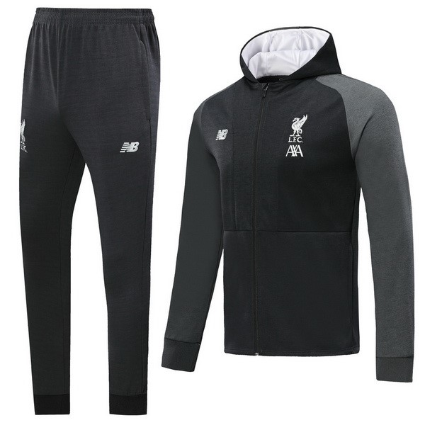 Chandal Liverpool 2019/20 Negro Blanco Gris